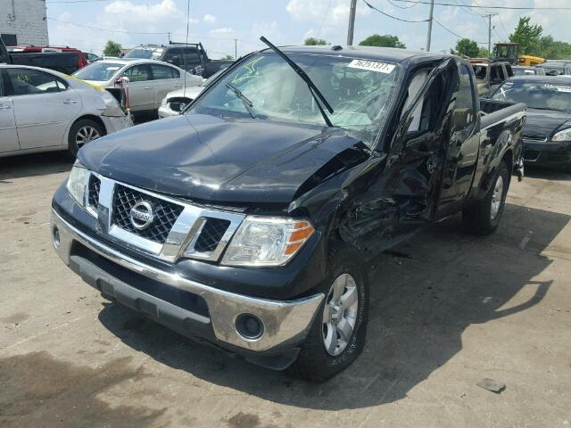 1N6AD0CWXBC437527 - 2011 NISSAN FRONTIER S BLACK photo 2