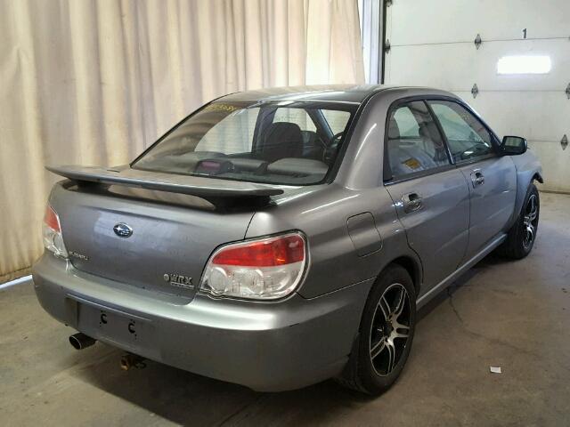 JF1GD61697H505920 - 2007 SUBARU IMPREZA 2. GRAY photo 4