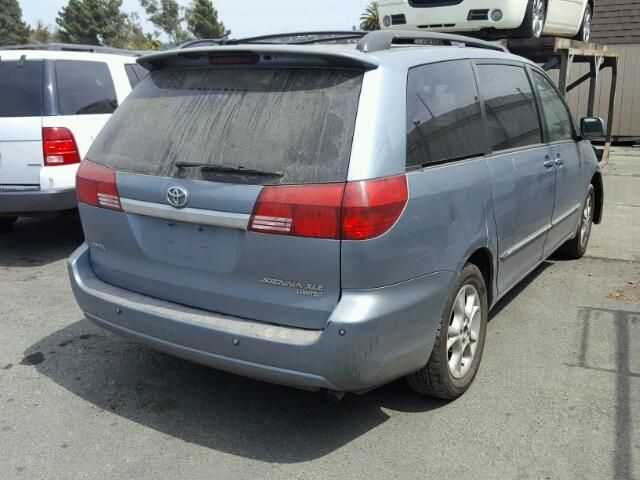 5TDZA22C85S296235 - 2005 TOYOTA SIENNA TEAL photo 4