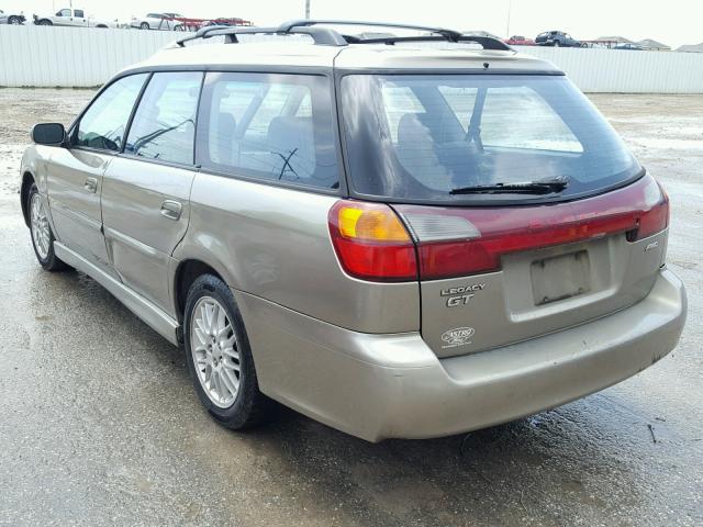 4S3BH6456Y7313678 - 2000 SUBARU LEGACY GT BROWN photo 3