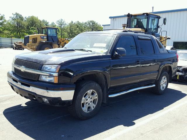 3GNEK13T83G231117 - 2003 CHEVROLET AVALANCHE BLACK photo 2