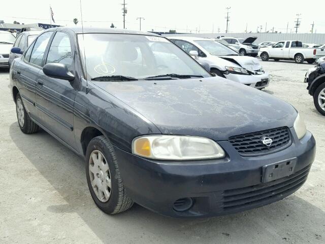 3N1CB51D62L664608 - 2002 NISSAN SENTRA XE BLACK photo 1