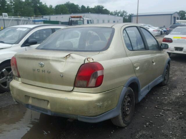JTDBT123310116663 - 2001 TOYOTA ECHO GOLD photo 4