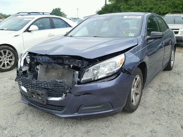 1G11B5SL1EF273271 - 2014 CHEVROLET MALIBU LS BLUE photo 2