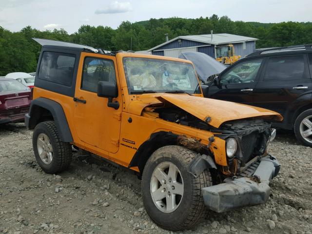 1C4AJWAG6CL269977 - 2012 JEEP WRANGLER S ORANGE photo 1