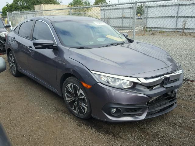 19XFC1F78GE204137 - 2016 HONDA CIVIC EXL ნაცრისფერი ფოტო 1