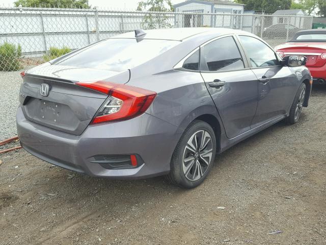 19XFC1F78GE204137 - 2016 HONDA CIVIC EXL ნაცრისფერი ფოტო 4