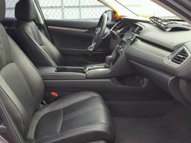 19XFC1F78GE204137 - 2016 HONDA CIVIC EXL ნაცრისფერი ფოტო 5