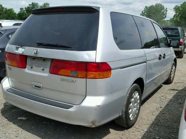 5FNRL185X2B045892 - 2002 HONDA ODYSSEY LX SILVER photo 4