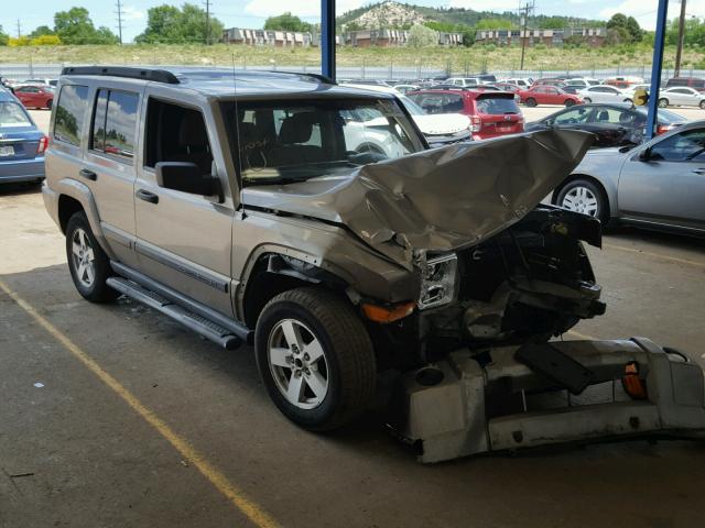 1J8HG48K26C191142 - 2006 JEEP COMMANDER 棕色 照片 1