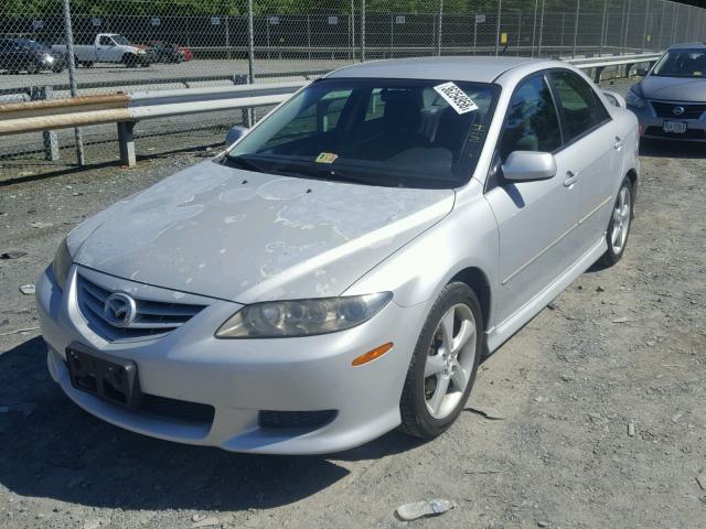 1YVHP80C655M58685 - 2005 MAZDA 6 I SILVER photo 2