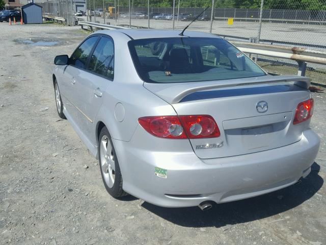 1YVHP80C655M58685 - 2005 MAZDA 6 I SILVER photo 3