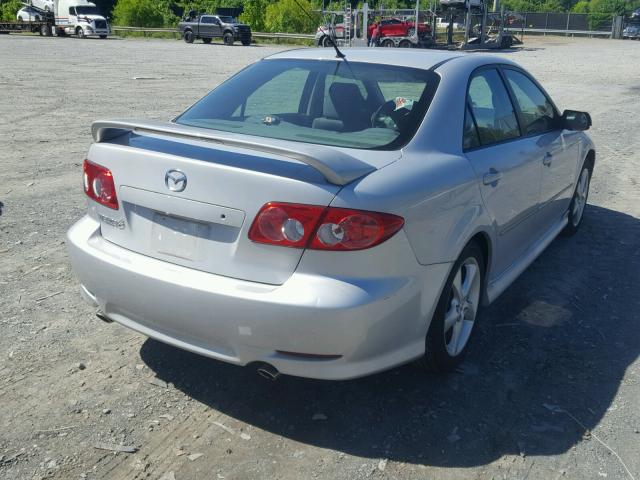 1YVHP80C655M58685 - 2005 MAZDA 6 I SILVER photo 4