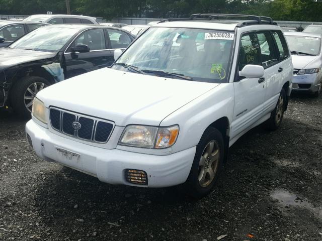 JF1SF65681H719819 - 2001 SUBARU FORESTER S Սպիտակ լուսանկար 2