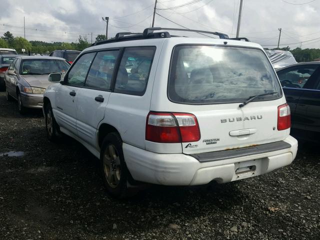 JF1SF65681H719819 - 2001 SUBARU FORESTER S Սպիտակ լուսանկար 3