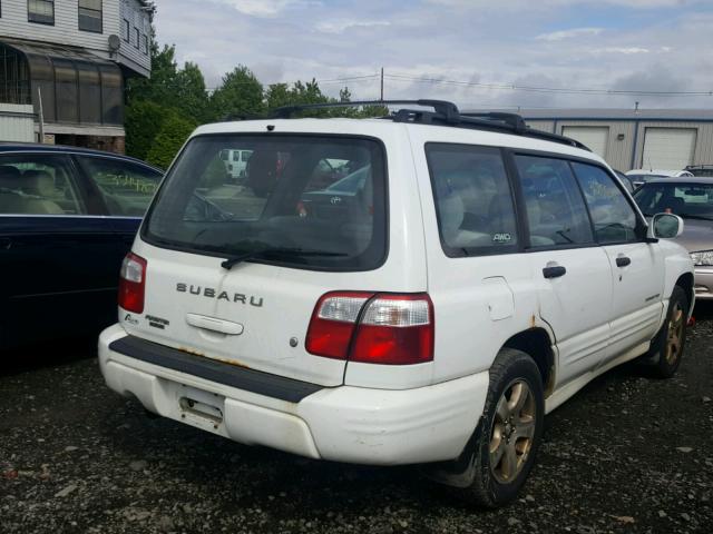 JF1SF65681H719819 - 2001 SUBARU FORESTER S Սպիտակ լուսանկար 4
