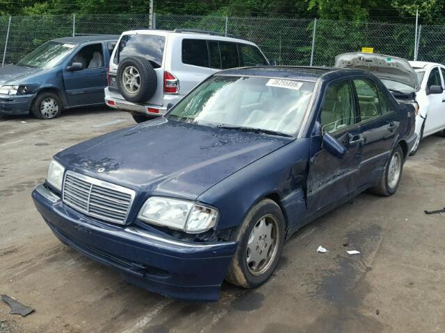 WDBHA29G6YA805033 - 2000 MERCEDES-BENZ C 280 BLUE photo 2