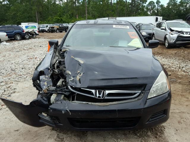 1HGCM56396A182978 - 2006 HONDA ACCORD SE BLACK photo 9