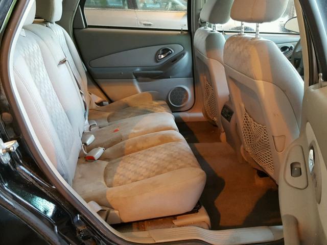 1G1ZT64824F170244 - 2004 CHEVROLET MALIBU MAX შავი ფოტო 6