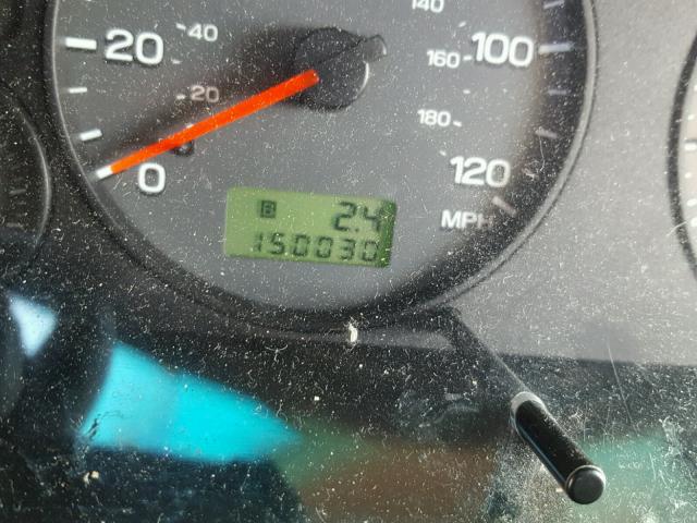 JF1SF65552H740278 - 2002 SUBARU FORESTER S GREEN photo 8