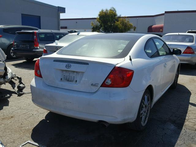 JTKDE167060103028 - 2006 TOYOTA SCION TC 白色 照片 4