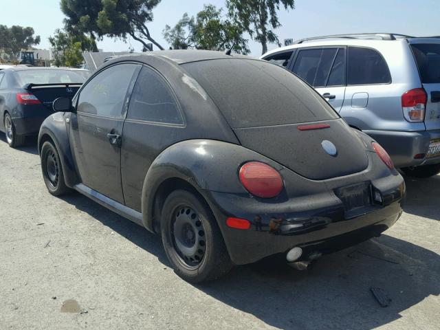 3VWBK21C32M435986 - 2002 VOLKSWAGEN NEW BEETLE 黑色 照片 3