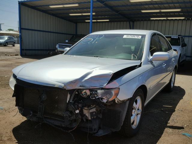 KMHFC46D47A191683 - 2007 HYUNDAI AZERA GLS SILVER photo 2