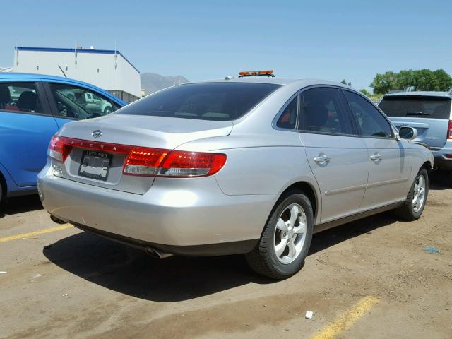 KMHFC46D47A191683 - 2007 HYUNDAI AZERA GLS SILVER photo 4