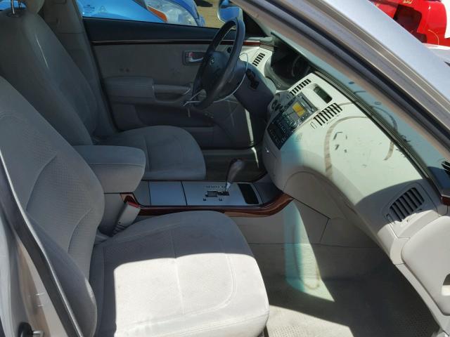 KMHFC46D47A191683 - 2007 HYUNDAI AZERA GLS SILVER photo 5