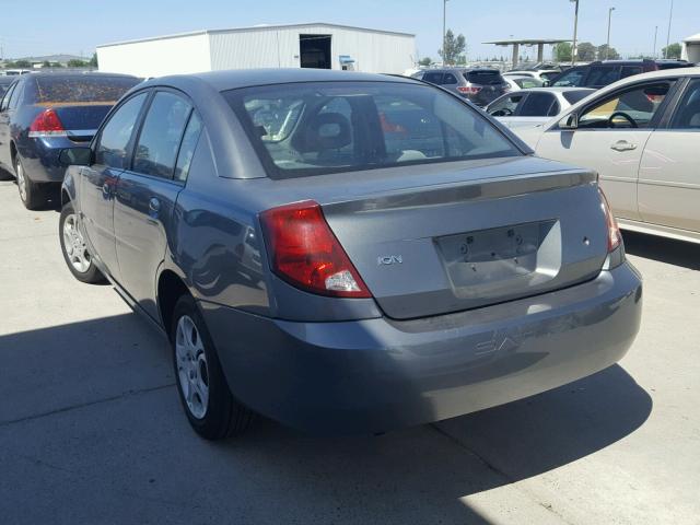 1G8AJ52F54Z221492 - 2004 SATURN ION LEVEL GRAY photo 3
