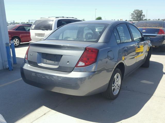 1G8AJ52F54Z221492 - 2004 SATURN ION LEVEL GRAY photo 4
