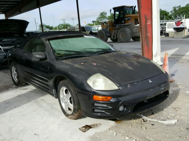 4A3AE45G33E101086 - 2003 MITSUBISHI ECLIPSE SP BLACK photo 1