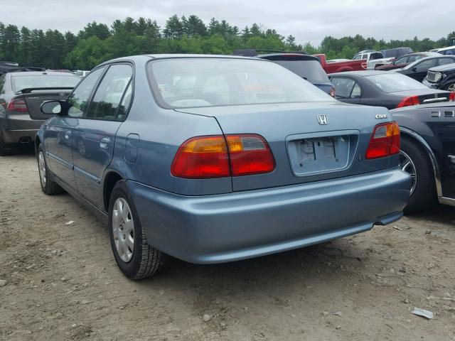 2HGEJ6611YH596007 - 2000 HONDA CIVIC BASE TEAL photo 3