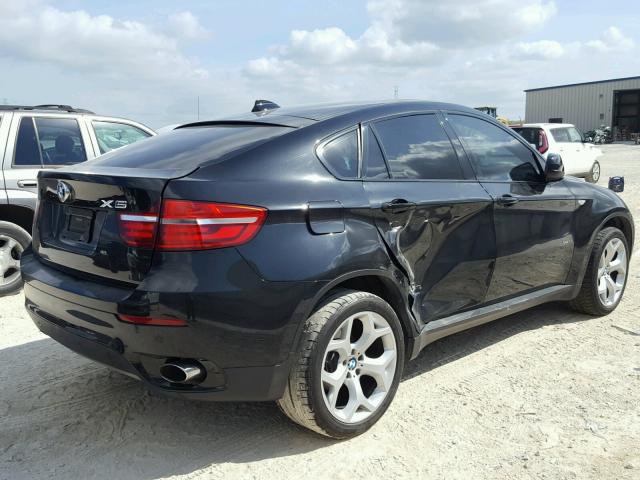 5UXFG2C57DL788772 - 2013 BMW X6 XDRIVE3 BLACK photo 4