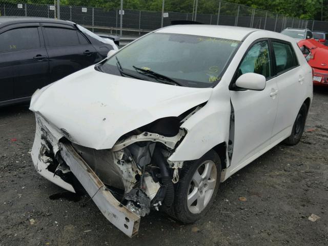 2T1KE4EE5AC044976 - 2010 TOYOTA COROLLA MA WHITE photo 2