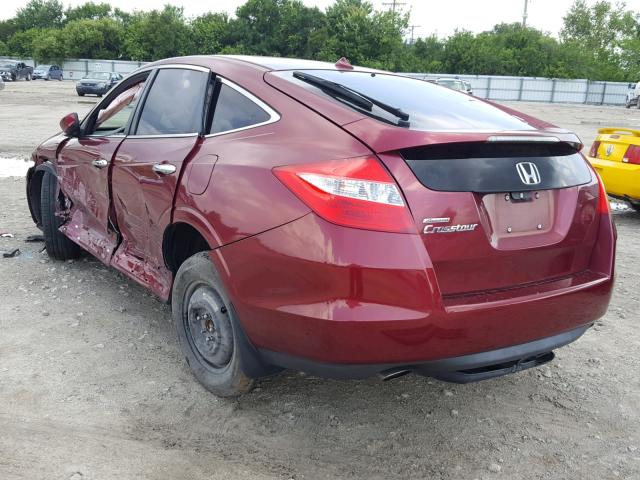 5J6TF1H56BL002946 - 2011 HONDA ACCORD CRO RED photo 3