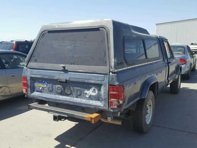 1JTML65P5JT252455 - 1988 JEEP COMANCHE P BLUE photo 4