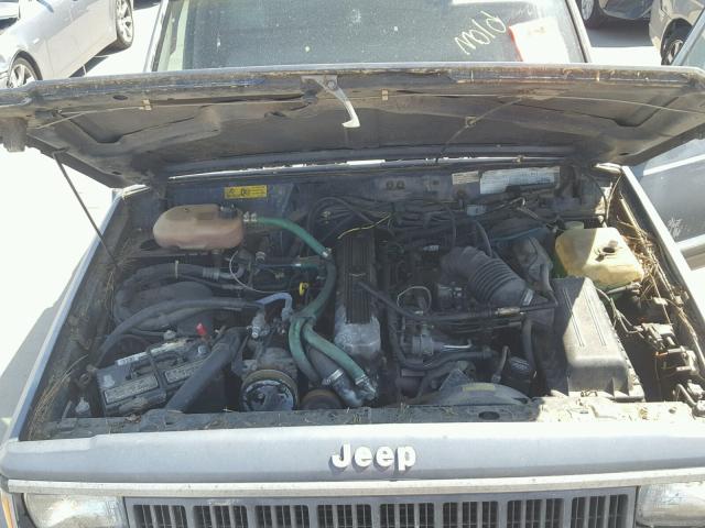 1JTML65P5JT252455 - 1988 JEEP COMANCHE P BLUE photo 7