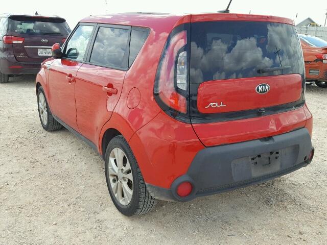 KNDJP3A51F7811656 - 2015 KIA SOUL + RED photo 3