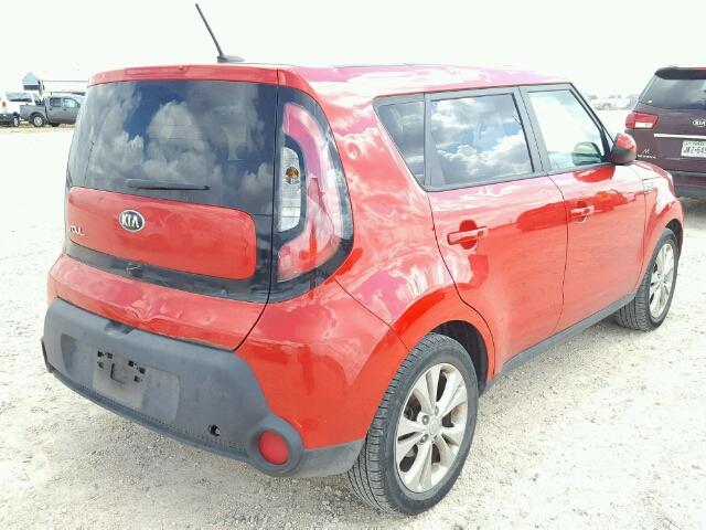 KNDJP3A51F7811656 - 2015 KIA SOUL + RED photo 4