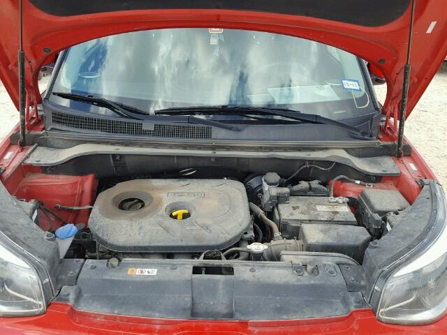 KNDJP3A51F7811656 - 2015 KIA SOUL + RED photo 7