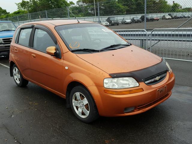 KL1TD66666B590306 - 2006 CHEVROLET AVEO BASE Narıncı foto 1