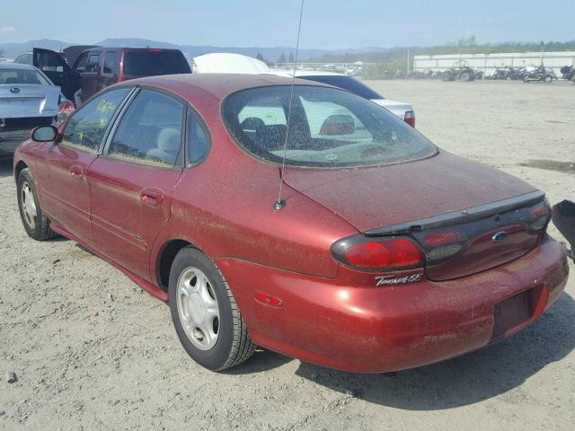 1FAFP52S2WG162851 - 1998 FORD TAURUS LX RED photo 3