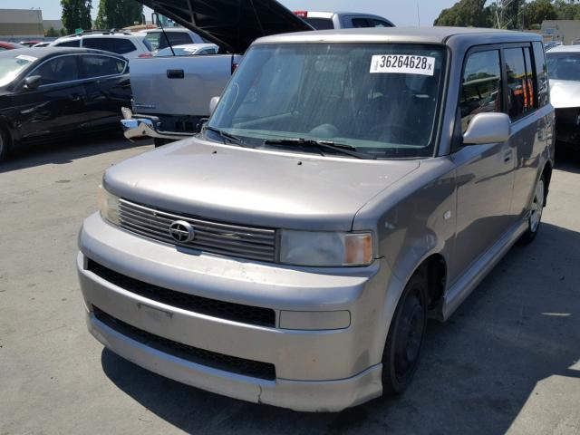 JTLKT324240152874 - 2004 TOYOTA SCION XB ნაცრისფერი ფოტო 2