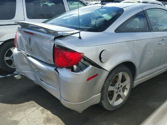 1G2AN18B587188359 - 2008 PONTIAC G5 GT SILVER photo 9