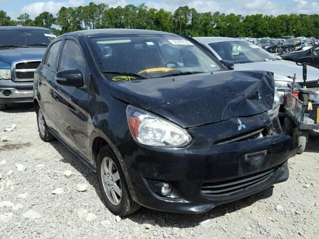 ML32A4HJ6FH001919 - 2015 MITSUBISHI MIRAGE ES BLACK photo 1