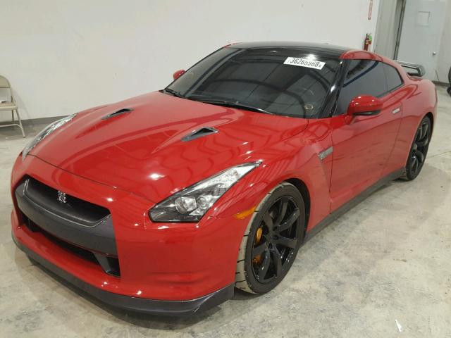 JN1AR5EF1AM230065 - 2010 NISSAN GT-R BASE RED photo 2