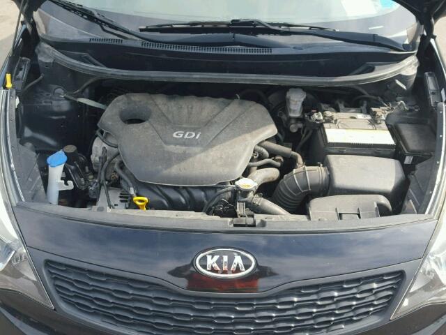 KNADM4A32C6044781 - 2012 KIA RIO LX Սև լուսանկար 7