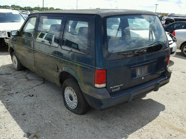 2P4GH25K6RR533482 - 1994 PLYMOUTH VOYAGER GREEN photo 3