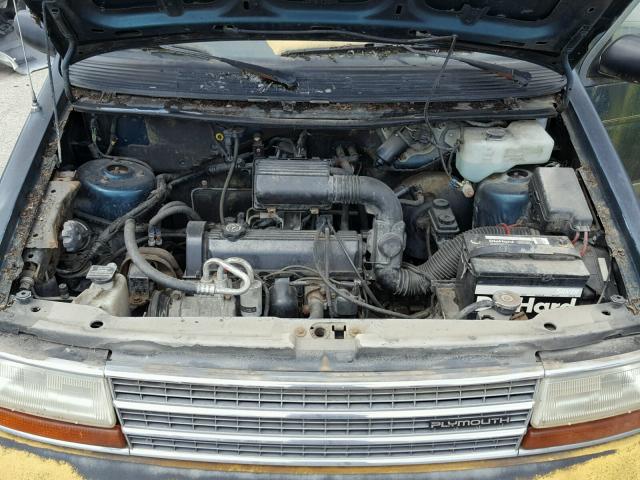 2P4GH25K6RR533482 - 1994 PLYMOUTH VOYAGER GREEN photo 7
